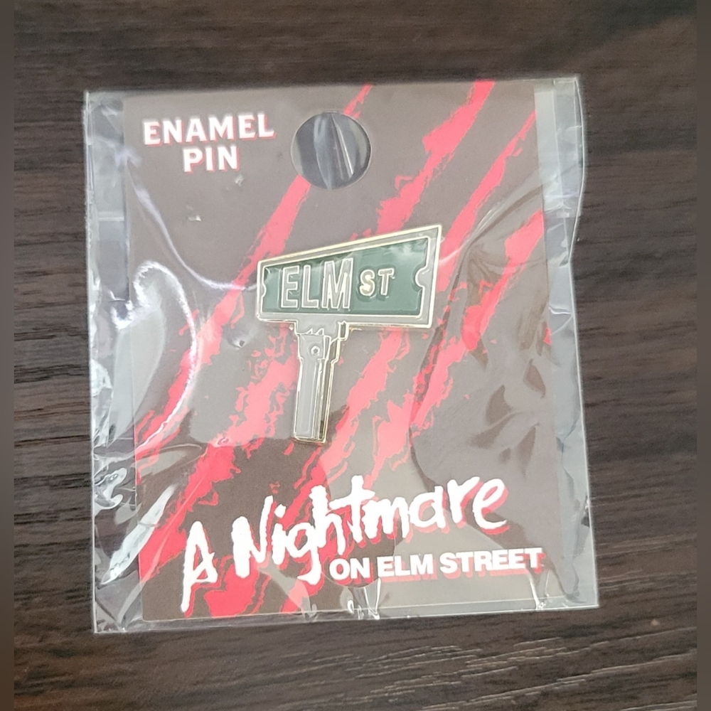 Nightmare On Elm St Enamel Pin